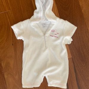 NWT Kissy Kissy Stone Harbor romper 6/9 mos